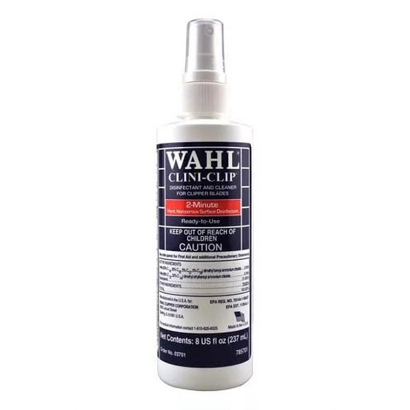 Desinfectante Wahl® Clini Clip Spray Limpiador De Cuchillas Wahl Aceite