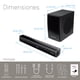 thumbnail image 2 of Barra de Sonido Audiobahn con Subwoofer 2.1 ASBAR900PACK, 2 of 7
