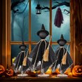 thumbnail image 4 of Juego de Decoración de Halloween de Fantasmas de Madera para Interiores, Incluye Tres Tamaños de Base de Madera Decorativa, Adecuado para Fiestas y Decoración de Mesas y Repisas., 4 of 7