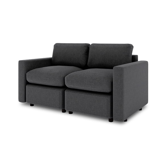 Sillón Loveseat Seccional Modular Adapti | Gris Carbón