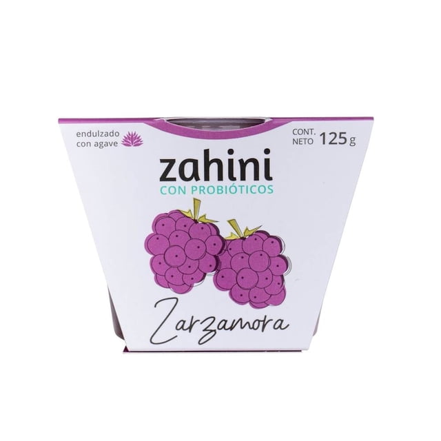 Alimento fermentado de coco Zahini con zarzamora 125 g
