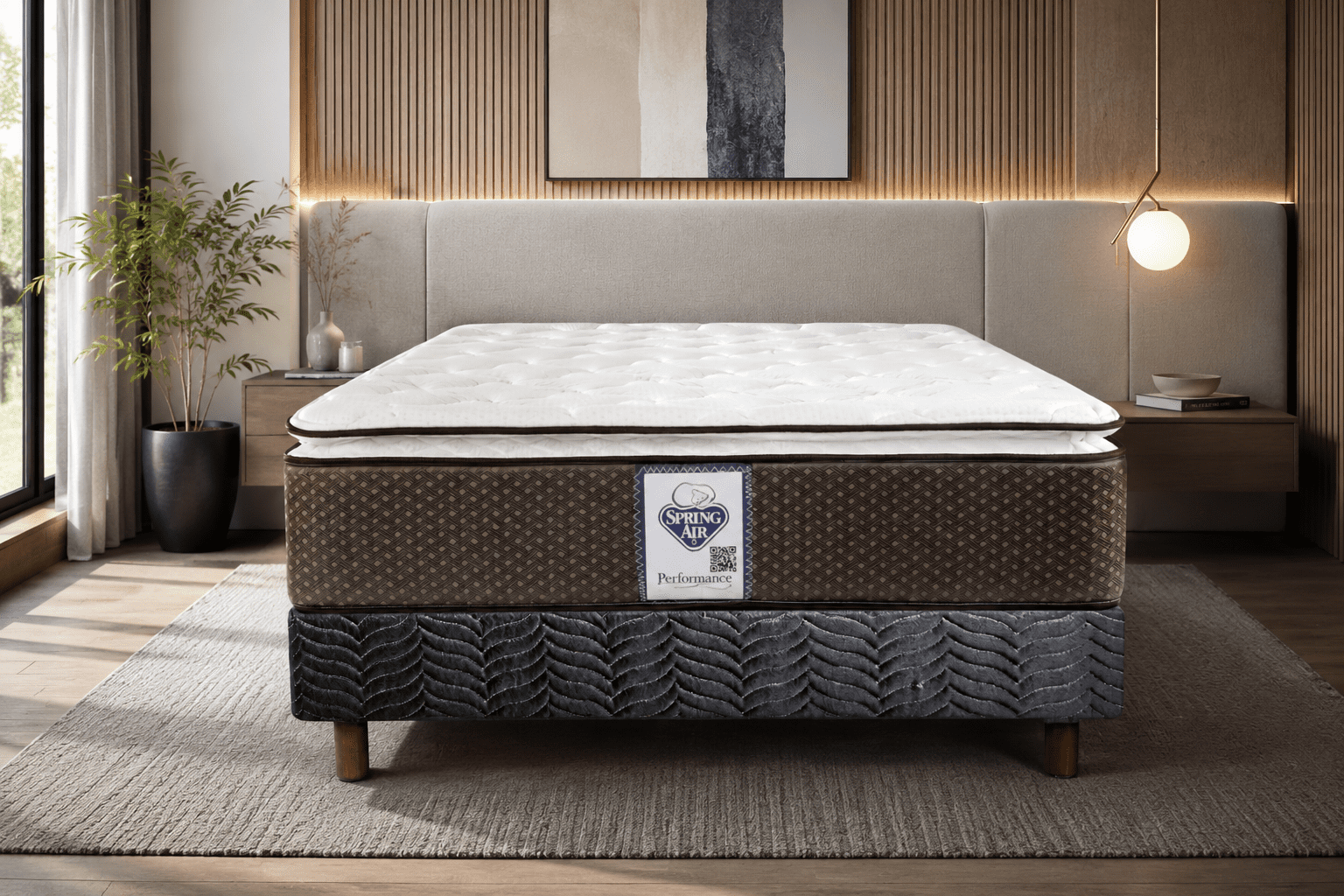 Colchón y Box Spring Air Individual Super Value de Sprign Air