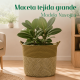thumbnail image 2 of Maceta Tejida autorregable Grande Navojoa 33.5 x 34 cm de Alto. Ideal para Salas, recámaras, comedores, oficinas, baños y más., 2 of 9