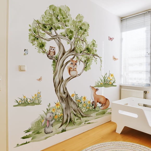 Bonita pegatina autoadhesiva de pared | Decoración para dormitorio, sala de estar, guardería | Mural para habitación infantil | Arte mural para sala de juegos, escuela y guardería