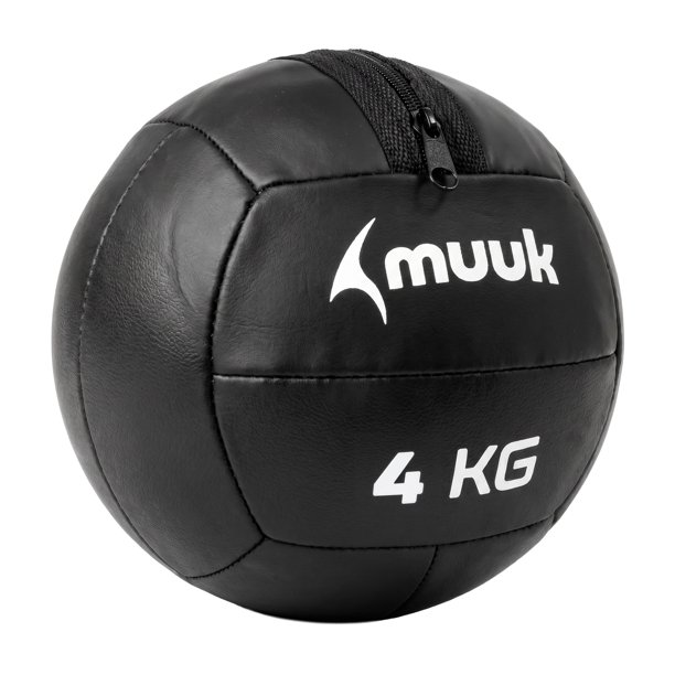 Balón Medicinal de 4 kg Negro Muuk Fitness