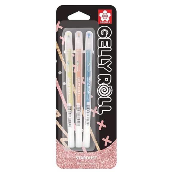 Bolígrafo Sakura Gelly Roll Multicolor 3 Piezas