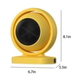 thumbnail image 3 of Calefactor cerámico portátil de 380 W con oscilación y protección contra sobrecalentamiento | Calentamiento rápido y silencioso para dormitorios, oficinas y habitaciones pequeñas | Protección, 3 of 6