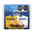 thumbnail image 5 of Imitación queso americano La Villita mix amarillo y blanco 139 g, 5 of 5