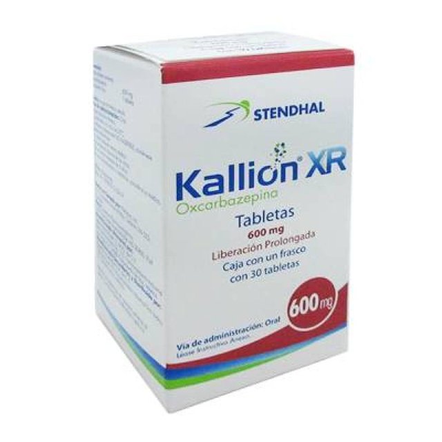 Kallion XR XR 600 mg 30 tabletas de liberación prolongada