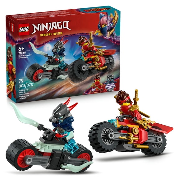 Set LEGO Ninjago Carrera Relámpago en Moto de Kai