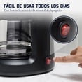 thumbnail image 3 of Cafetera Oster, Capacidad de 5 Tazas, Filtro Permanente, Color Negro, Modelo BVSTDCS51B-NE, 3 of 9