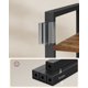 thumbnail image 4 of VASAGLE Estantería de 6 niveles, estantería con marco de acero, estante para libros para sala de estar, oficina en casa, estudio, 11.8 x 26 x 73.2 pulgadas, estilo industrial, marrón rústico y negro, 4 of 7