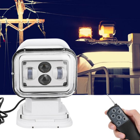 Lámpara de trabajo impermeable del reflector del control remoto blanco de la luz LED 60W para el yate del coche SUV