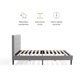 thumbnail image 3 of Box base cama Matrimonial Nooz con Cabecera Capitonada Prime Color Gris, 3 of 6