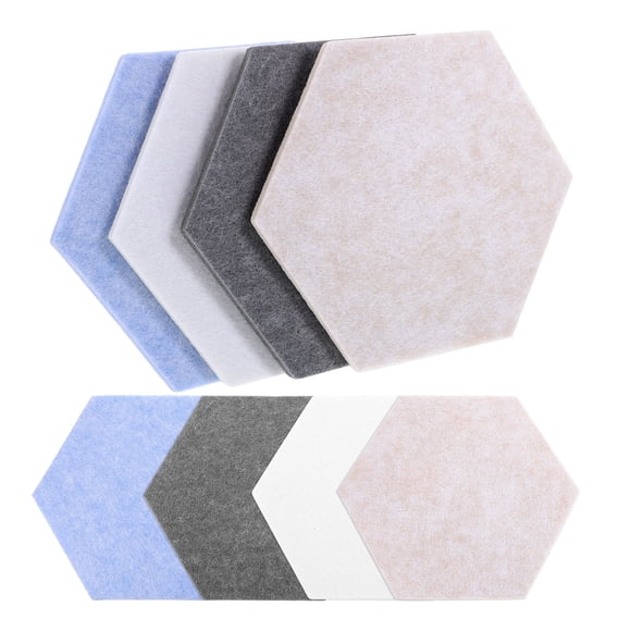 unbranded 8Ud Azulejos Hexagonales De Fieltro Para Tablero De Notas Con Duradero Multicolor