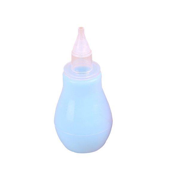 Aspirador nasal para bebé, eliminación de moco con ventosa para aliviar la congestión nasal del bebé (azul claro)