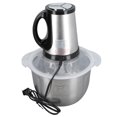 thumbnail image 3 of Procesador de alimentos de acero inoxidable de 5 litros de alta capacidad con 5 cuchillas, picador eléctrico para carne y verduras., 3 of 14