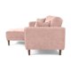 thumbnail image 4 of Sala Modular Sofá Cama Reversible de Lino Palo de Rosa Modelo Avocata, 4 of 6