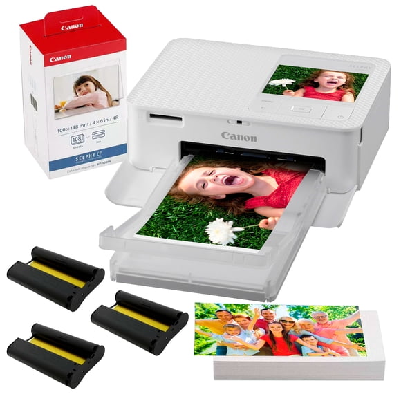 IMPRESORA PARA FOTOS Canon CP1500 SELPHY TRANSFERENCIA TERMICA PORTATIL COLOR WIFI + KIT PARA 108 FOTOS 4X6" CON 3 RIBBON Canon CP1500 SELPHY TRANSFERENCIA TERMICA PORTATIL COLOR WIFI + KIT PARA 108 FOTOS 4X6" CON 3 RIBBON