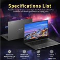 thumbnail image 3 of Notebook ASUS Chromebook CM14 14 Pulgadas MediaTek Kompanio 520 4GB RAM 128GB Chrome OS, 3 of 5