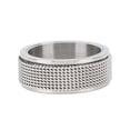 thumbnail image 1 of Anillo de ansiedad de titanio NikouMX anillo giratorio para hombre 8 mm, 1 of 8