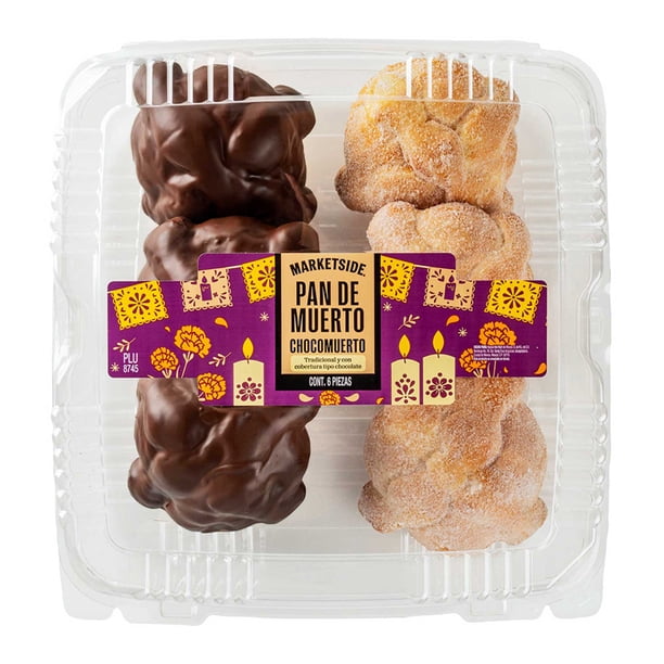 Paquete pan de muerto Marketside chocomuerto 6 piezas
