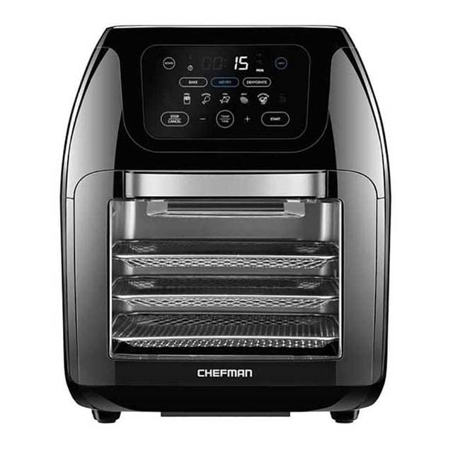 Horno Freidora de Aire Chefman Digital 10 Litros Negro