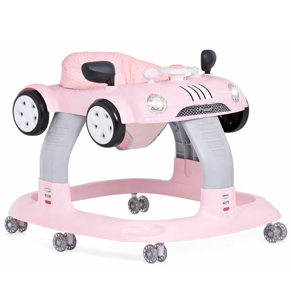 Andadera para Bebé Prinsel Auto Rosa