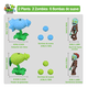 thumbnail image 2 of 2pcs Plantas Vs Zombies Coleccion Juguete Modelos Diferentes Xtellar multicolor, 2 of 3