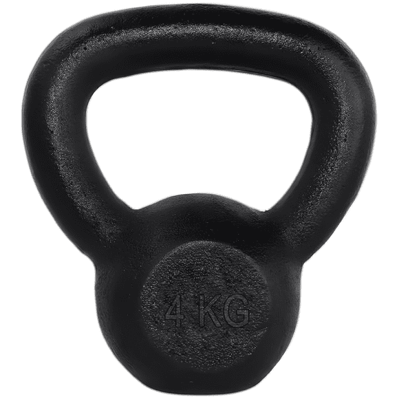 Pesa Rusa X-rush 4 Kg Color Negro - Para Entrenamiento En Casa O Gimnasio