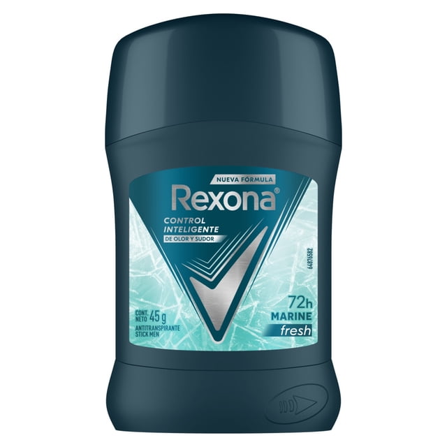 Antitranspirante Rexona marine en barra para caballero 45 g