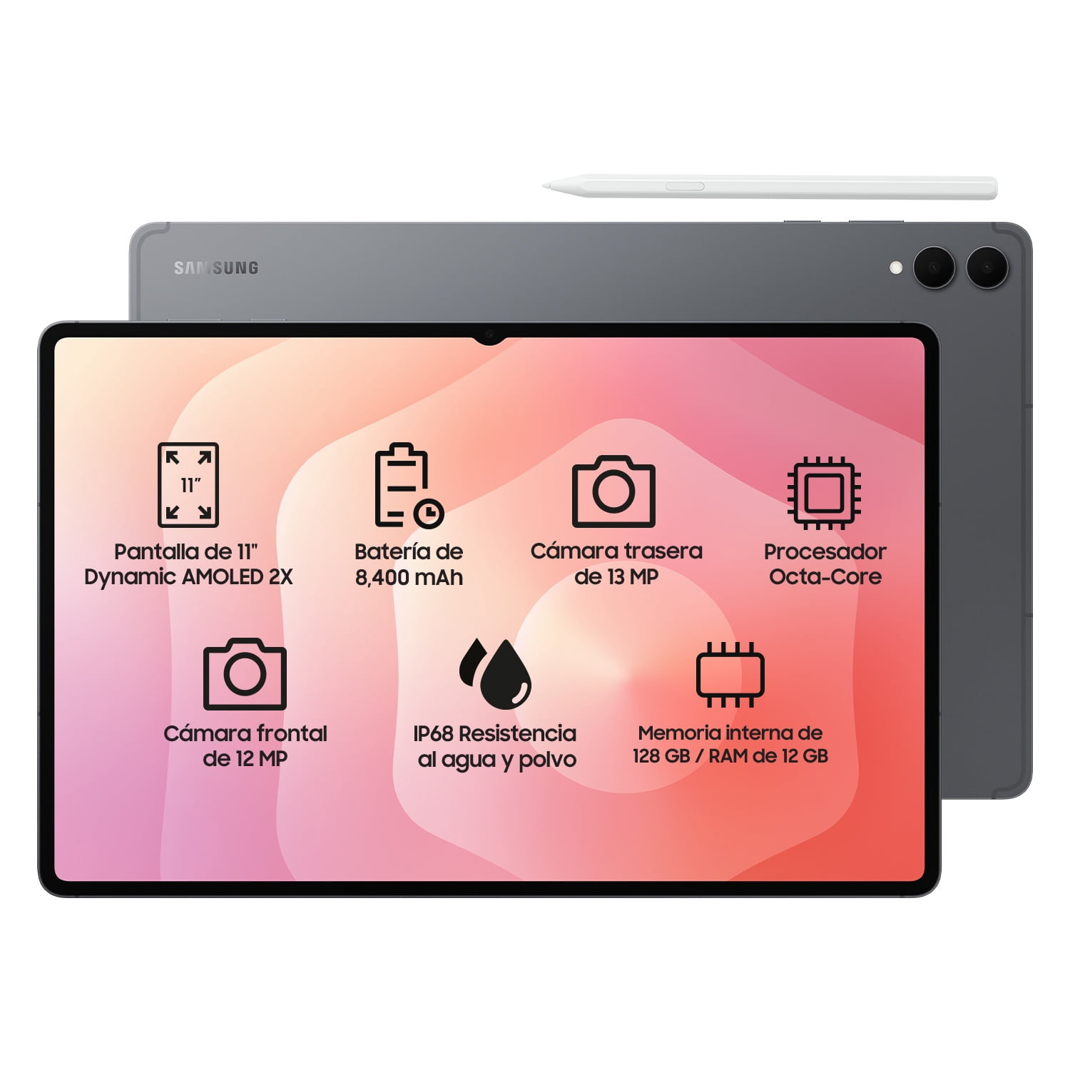 Tablet Samsung Galaxy Tab S11 12GB 128GB Gris