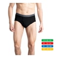 thumbnail image 2 of Trusa Fruit Of The Loom para Hombre, Low Rise Negro 5 Piezas Talla G, 2 of 4