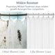 thumbnail image 4 of Forro para Cortina de Ducha Liba PEVA 8G 36'x72' Esmerilado Resistente Impermeable Antimoho, 4 of 7