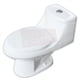 thumbnail image 3 of Kit de Baño Completo Esatto Arial: Taza Sanitario WC One Piece, Lavabo Ovalín Cuadrado 41 x 41 cm, Llave Monomando y Espejo, 3 of 6