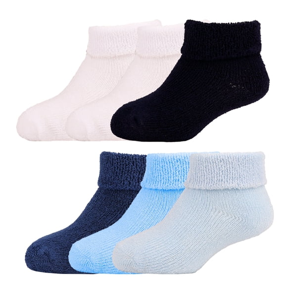Calcetines Bootie SOKKOS para Bebé Bambú Afelpado, 6 Pares, Modelo 165