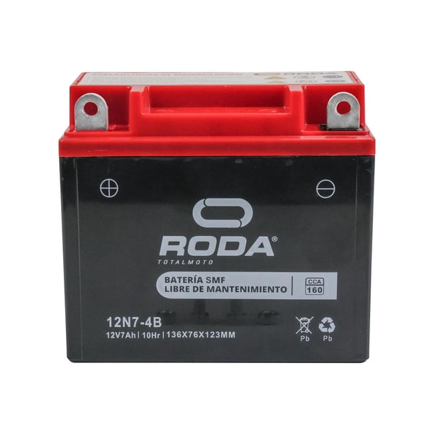 Acumulador Sellado Smf (12N7-4B) Roda 12V 7A