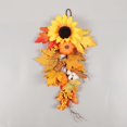 thumbnail image 3 of Fall Harvest Teardrop Swag Decoración colgante decorativa Floral Swag para fiesta de Acción de Gracias, 3 of 9