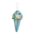 thumbnail image 3 of Adornos para árbol de Navidad, decoraciones navideñas, bricolaje, lindo y dulce adorno para árbol de Navidad. Helado azul, 3 of 9