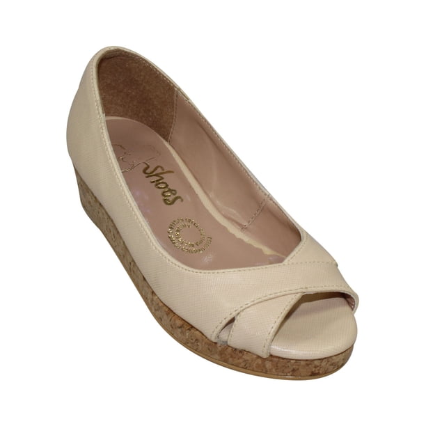 SANDALIA CUÑA LEON NIÑA BEIGE SINTETICO 440