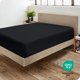 thumbnail image 4 of Sábana Ajustable de Lujo Bare Home Colección 1800 Ultra Suave Bolsillo Profundo Tamaño Completo Color Negro, 4 of 7