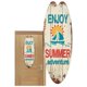 thumbnail image 2 of Letreros Colgantes Surf SurfRush 3Pzas 16x45cm Madera Tabla de Surf., 2 of 4