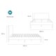 thumbnail image 2 of Box base cama Matrimonial Nooz con Cabecera Capitonada Prime Color Gris, 2 of 6