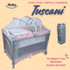 thumbnail image 2 of Cuna Corral Mecedora Y Colecho 4en1 Para Bebés Tuscani Ibaby rosa, 2 of 10