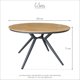 thumbnail image 4 of Mesa Redonda Olimpia Gris Exterior Polywood Aluminio 126 Cm, 4 of 4