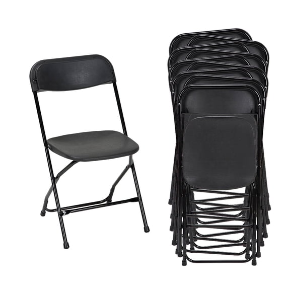 SET de 10 sillas plegables GARDECOR para eventos COLOR negro