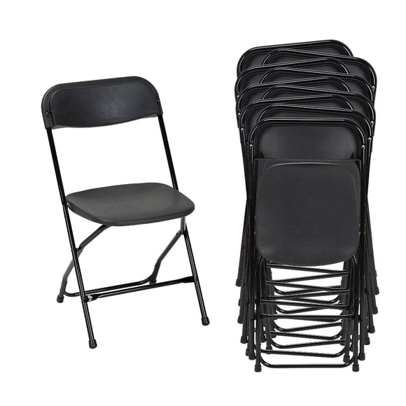 SET de 10 sillas plegables GARDECOR para eventos COLOR negro