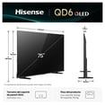 thumbnail image 3 of TV Hisense 75 pulgadas 75QD6QV QLED, 3 of 12