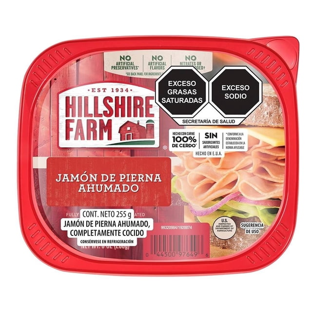 Jamón de pierna Hillshire Farm ahumado 255 g