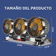 thumbnail image 2 of Ventilador Para Auto De 3 Cabezas Ajustables 360 Enchufe 12v Malubero Negro, Amarillo, 2 of 5